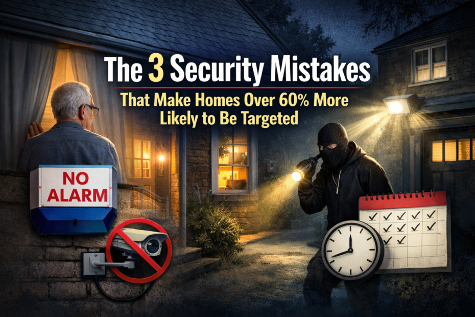 The 3 Security Mistakes That Make Homes Over 60% More Likely to Be Targeted