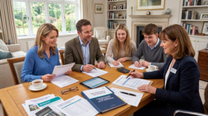 Inheritance Tax thresholds 2026 explained with UK property, financial documents and estate planning paperwork
