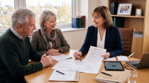 Estate planner explaining how a valid will helps ensure your estate is distributed according to your wishes