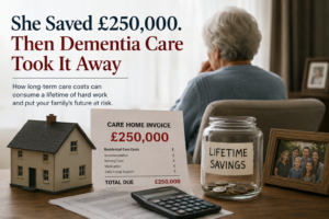 Dementia care costs consuming £250,000 in lifetime savings